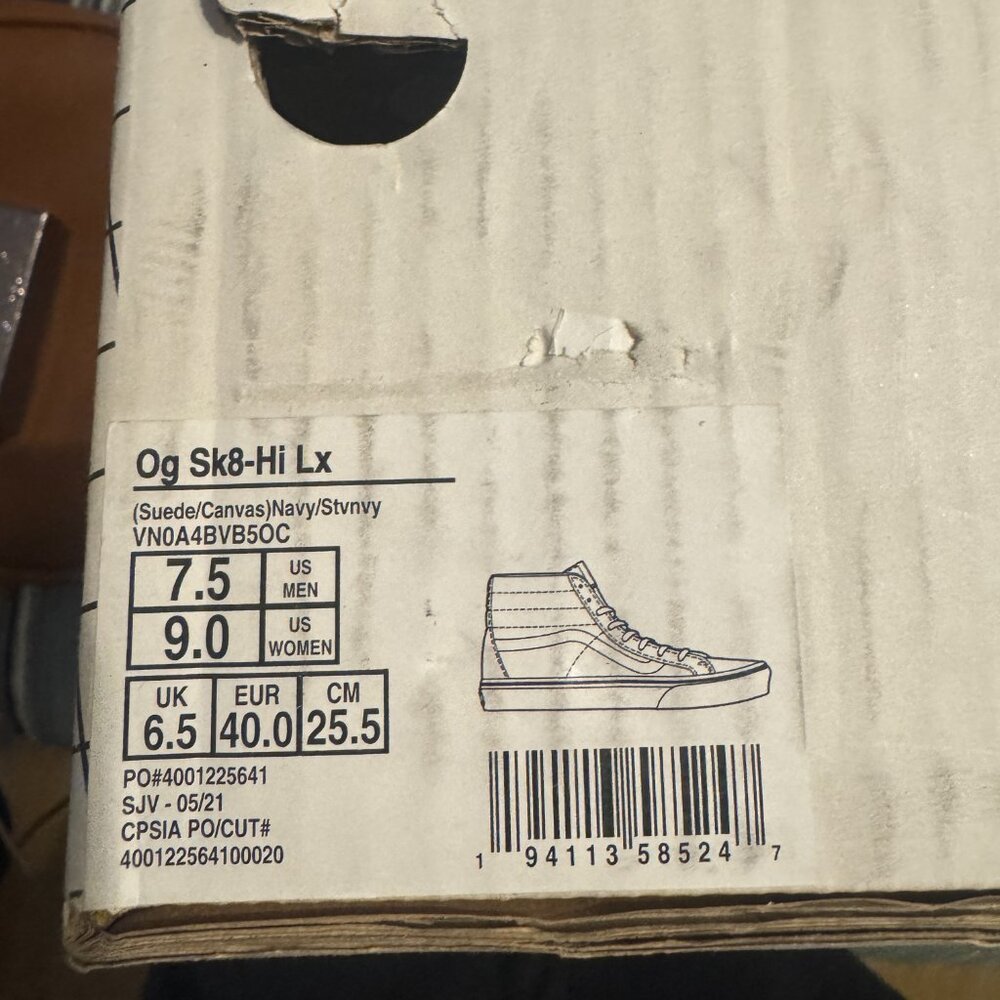 Vans Sk8 - Hi Navy Classics Sneaker - Picture 7 of 7